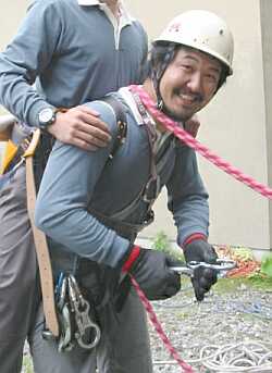 祖母谷温泉の峰村利数さん