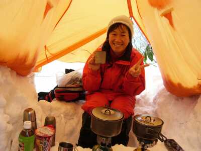 今年最後の山行を締めくくる…笑顔が一番！！　