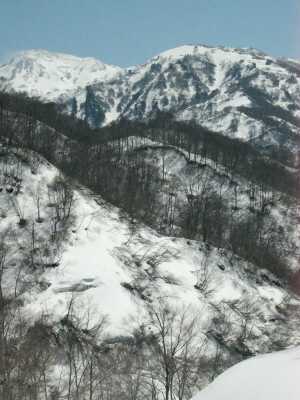 越道峠から望む 04.4.25 越道峠から望む 04.4.25 の画像