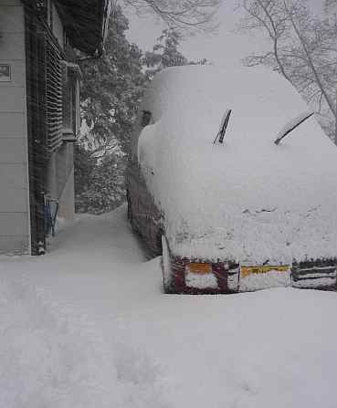 まだまだ降る。。。　　今朝７時過ぎの画像