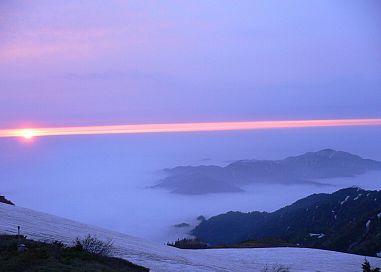 今日の雲海の画像