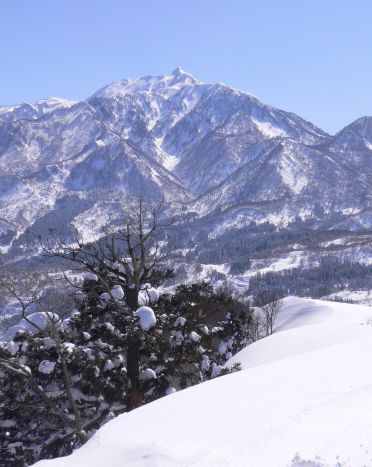 シーサイドスキー場から眺める、雨飾山 06.3.15 シーサイドスキー場から眺める、雨飾山 06.3.15の画像