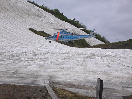 富山県警ヘリ「つるぎ」　　　　今日は、偵察のための飛行だったの画像