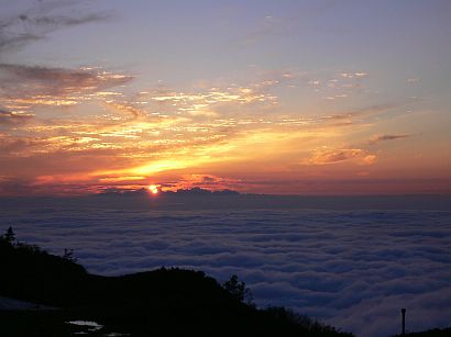 昨日の夕焼け　　久し振りで、みんな感激！の画像