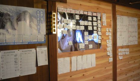 びっしりと書き込まれた、予定表 びっしりと書き込まれた、予定表 の画像