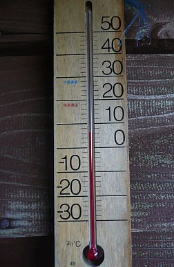今朝の様子 ちょっと分かりにくいけど、でも6℃ 今朝の様子 ちょっと分かりにくいけど、でも6℃ の画像