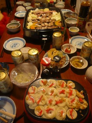 ご馳走がたくさん並んで ご馳走がたくさん並んでの画像