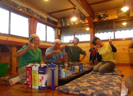 まさに、「嵐の前の静けさ」 スタッフだけの夜 10.9.7 pm5:00過ぎ 写真