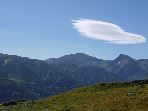 晴れたり、曇ったり、ガスったり、そしてまた晴れて そんな一日 写真
