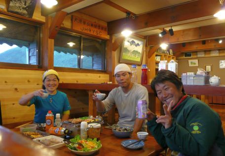 3日夜の様子 とにかく「頑張る!」だけ 写真