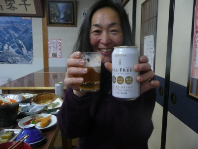 お誕生日前夜祭、主役はノンアルで! 写真