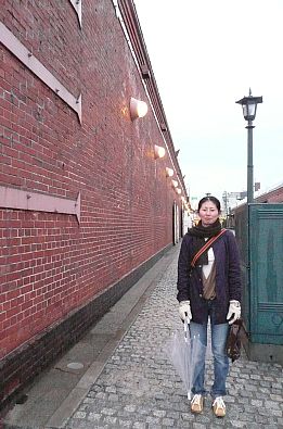 鮎美ちゃんと歩いた、赤レンガの街　　　函館にて　　　08.3.26の画像