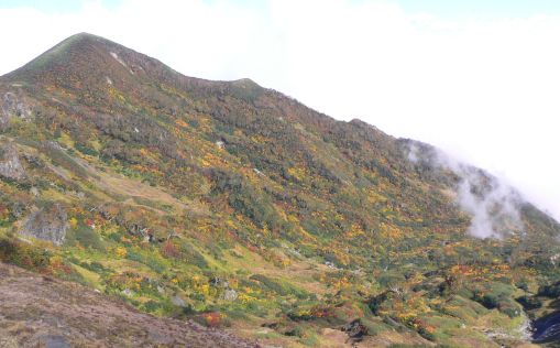 吹き上げのコル付近から見た、五輪山　　　05.10.6の画像