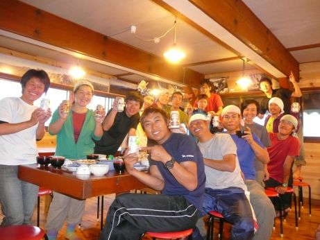 夕食時、ホッとする時間 乾杯!の一瞬 10.8.3 写真